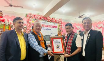 तीन दशकको पत्रकारिता योगदानको कदर, पत्रकार शिव भट्टराई भोजपुरे सम्मानित