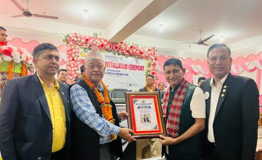 तीन दशकको पत्रकारिता योगदानको कदर, पत्रकार शिव भट्टराई भोजपुरे सम्मानित