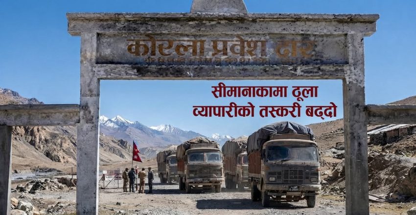 कोरोला नाकामा तस्करी बढ्दो, तीन शंकास्पद ट्रक भित्रिए नेपाल