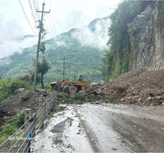 अविरल वर्षाका कारण मुलकभरका कुन-कुन सडक अबरुद्ध ?