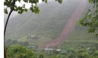 पहिरोमा परी पाल्पामा दुई जनाको ज्यान गयो, तीन बेपत्ता