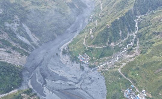 बूढीगण्डकी बाढीः फसेका ३६ जनाको उद्धार, १०  सम्पर्कविहीन, ६ पुल र ३५ बढी घरमा क्षति