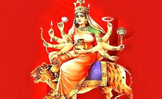 नवरात्रको तेस्रो दिनः चन्द्रघण्टा देवीको विशेष पूजा आराधना गरिँदै