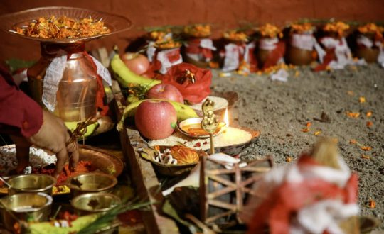 हनुमानढोकास्थित दशैं घरमा जमरा राखियो, दशैंको रौनक सुरु